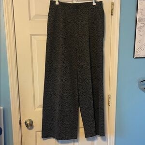 STYLEWE Black Patterned Wide Leg Pants